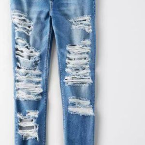 Stretch Mom Jean - Distressed